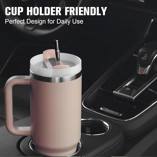 40oz Insulated Stainless Steel Tumbler with Handle