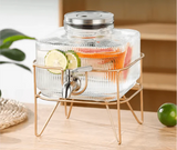 Glass Water Server with Stand