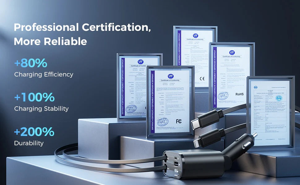 4 in 1 Retractable Charger