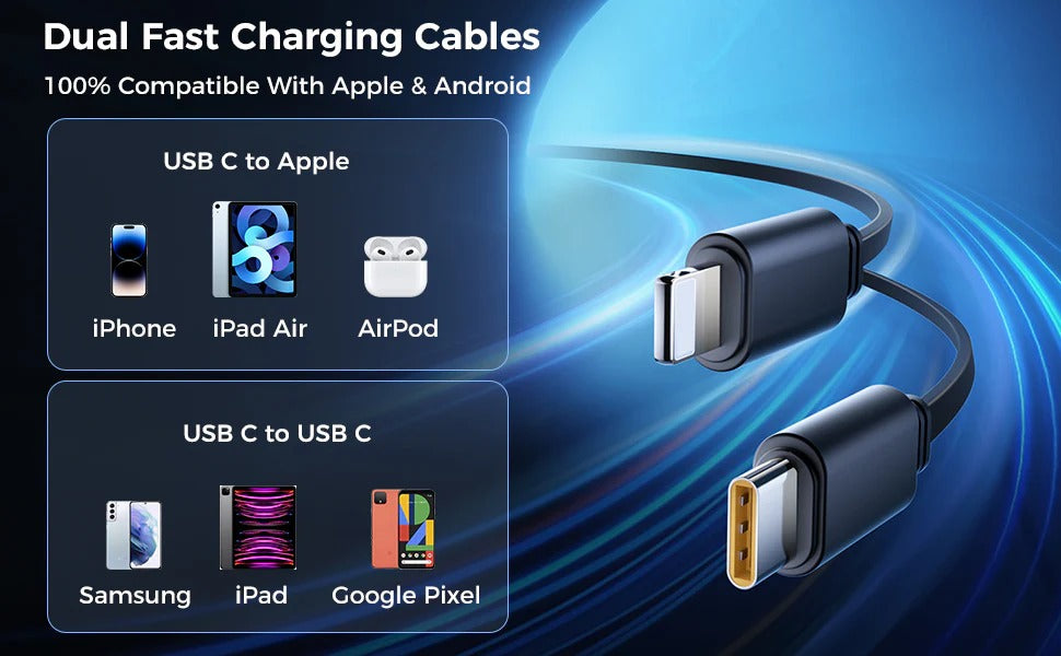 4 in 1 Retractable Charger