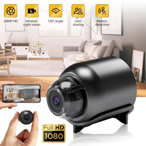X5 Mini Camera — Wireless 1080P HD with Audio for Home & Office