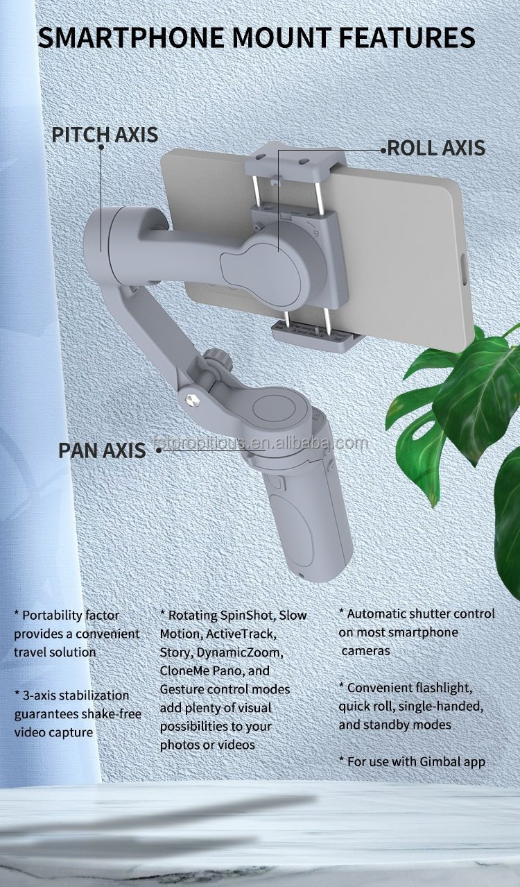 3-Axis Handheld Smartphone Gimbal Stabilizer
