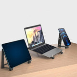 3-in-1 Height Adjustable & Foldable Multifunctional Computer Stand