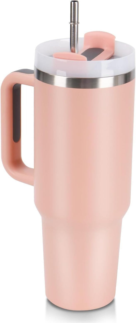 40oz Insulated Stainless Steel Tumbler with Handle
